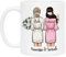 Kiddle-Design Brautjungfer Tasse Personalisiert mit Name Trauzeugin & Braut | Frage & Danke-Geschenk für Freundinnen Brautjungfern & Brautparty