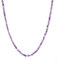 BERGERLIN Amethyst Halskette lila - lilane Kette - Silber - M-L