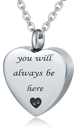 Banemi Best Friends Kette, Herz Kräftige Halskette Edelstahl Silber Unisex Halskette Geschenke für Ehefrau Ehemann