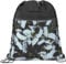 coocazoo Turnbeutel „Electric Storm”, schwarz-grau, mit Reißverschlussfach und Kordelzug, reflektierende Elemente, Schlaufen zur Befestigung am Schulrucksack, 10 Liter, ab der 3. Klasse