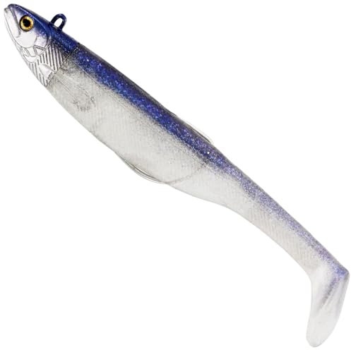 Westin Magic Minnow Jig 12g 10cm - Gummifisch, Farbe:Sparkling Blue