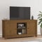 FirbnuS Mueble De TV Madera Maciza Pino - Mueble TV Marrón Miel 103x36.5x52cm - Moderno Salon
