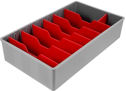 EXCEART Kassenschublade Mit Mehreren Fächern Tragbare Geldschublade Für Kassen Geldaufbewahrungsschublade Für Supermärkte Abnehmbar Und Praktisch Für Gewerbliche Nutzung