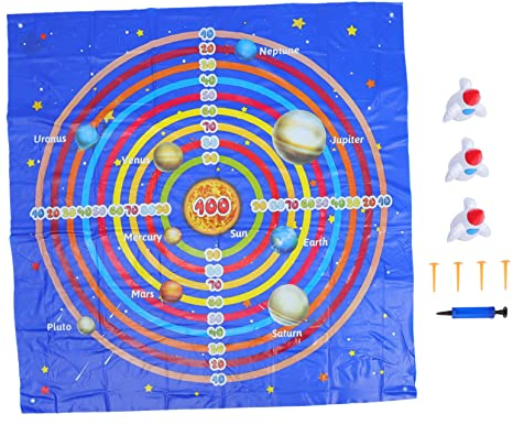 Vaguelly Teppiche 1 Satz Dart-Teppich Darts Spielzeuge Gartenspiel Im Freien Dart-Spielzeug Rasenspielspielzeug Im Freien Pfeil Werfendes Spielzeug Stoff Kind Kaktus Stall Spielen