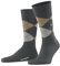 Burlington Herren Socken Edinburgh M SO Wolle gemustert 1 Paar, Grau (Dark Grey 3070) neu - umweltfreundlich, 40-46