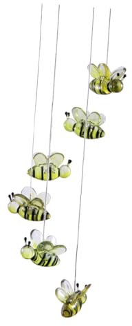 ORFOFE Windspinner Zaun-Windspiellicht Solar-Hängeleuchten Windmühle im Freien Leuchter Attraktives Windspiellicht Solarenergie Windspiel Lampe Solarmobil LED Dekorative Lichter Kolibri