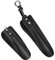 MisFun 2 Stück Fahrrad Schutzblech Mudguard Set Thickened Spritzschutz Mountainbike Kotflügel Universal Mud Guard Sitzrohr Montageversion Vorne und Hinten, für 16 18 Zoll Fahrräder