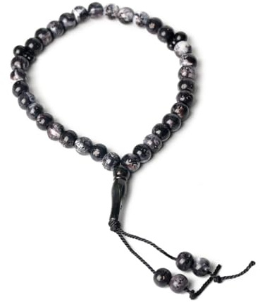 Vdaxvme Gebetskette Armband Tasbih 33 Rosenkranz Perlen Handkette Muslime Religion Eid Geschenk