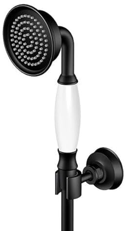 Steinberg Série 350 Garniture de douche à main, support mural, flexible de douche 1500mm, 6, 3501626S, Couleur: Matt Black