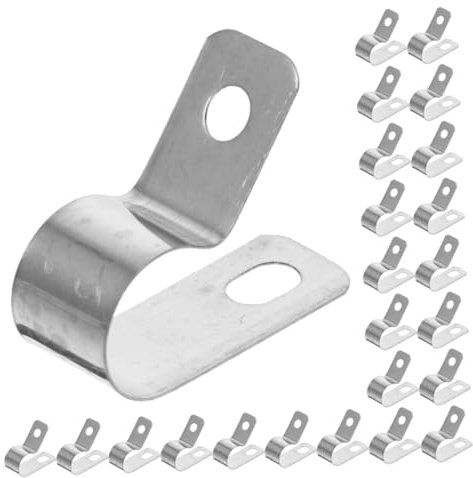 HOMSFOU 50stücke Kabelklemmenbefestigungen Aus Robustem Material Kabelclips Für Autos Kleine Klemmen Zum Fixieren Und Ordnen Von Kabeln Kordelklemmen Und Schlauchklemmensatz Für Effiziente