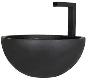 Easy Fountain Patio Pond - Small Water Feature, Black