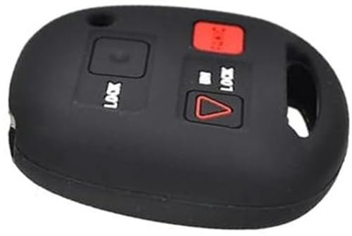 MUEOSI Car Key Fob, for Toyota, Land Crusier FJ Cruiser, for Lexus, ES GS LS IS RX SC LX GS300 GS430 ES330 Silicone Car Remote Key Pocket car key shell