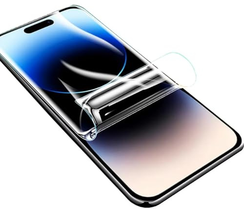 Lyepetik [2 Stück Schutzfolie für iPhone 14 Pro, Anti-Kratzen, Selbstheilend, HD Klar Blasenfreie Weich Displayschutz, Fingerabdruck-ID Unterstützen