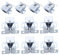 Artibetter 12pcs Stainless Steel Magnetic Door Beads for Kitchen Closet Cabinet Wardrobe Easy DIY Installation