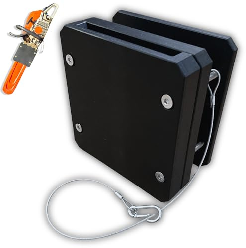 RELLES Motorsägenhalter, Kettensägenhalterung, Motorsägen Wandhalterung, Motorsägen Zubehör, Motorsägenhalterung, Halter für Traktor, Anhänger, Seilwinde, Kettensägenhalter, Forst Zubehör