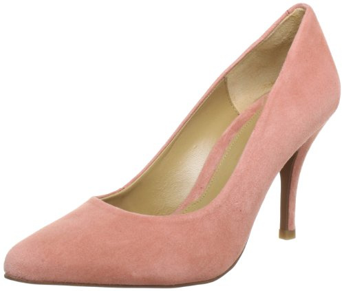 SELECTED FEMME Women's Peeptoe Ballet Flats Peep Toe, Brown Burned Almond, 8