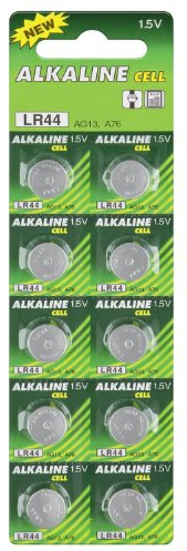 2 x 10er Blister Alkali Knopfzelle (Mangan L44/AG13/L1154/357/A 76)