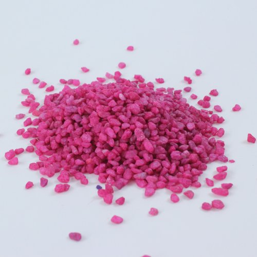 Granulat Dekosand Sand Streudeko Steine Dekosteine, 2-3 mm Korngröße, 1kg im Beutel (fuchsia)