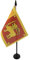 AZ FLAG - Tischflagge Sri Lanka - 15x10 cm - Demokratische Sozialistische Republik Sri Lanka Tischfahne 10 x 15 Cm - Flaggen