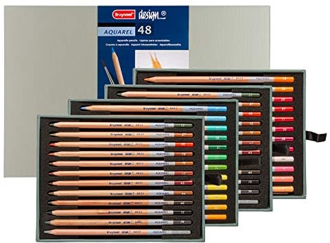 Bruynzeel C400025865 Design Aquarel Watercolor Pencil 48-Set