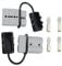 WMYCONGCONG 175A Battery Quick Disconnect Connector Plug Kit for Trailer Winch Connector Grey (175A)