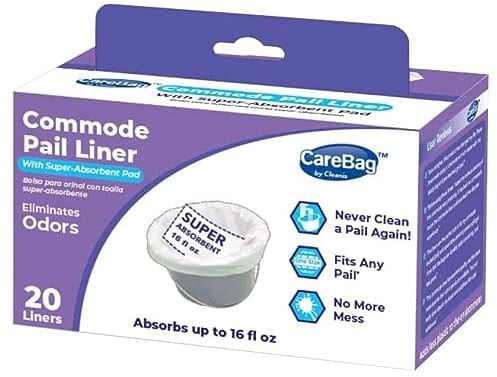 Care Bag Commode Liner Hygienebeutel für Toiletteneimer 7831738