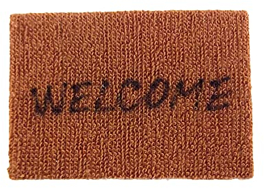Melody Jane Dolls House Miniature 1:12 Scale Hall Door Step Accessory Welcome Door Mat