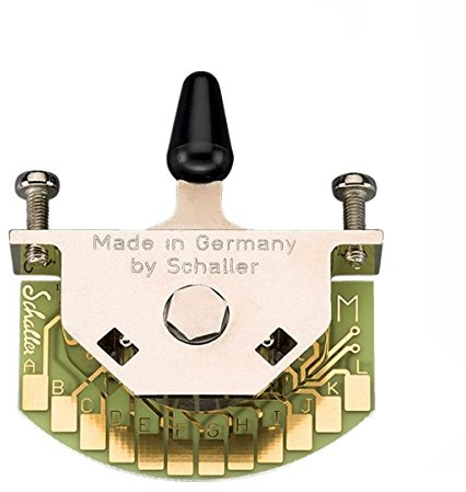 Schaller 15310006 Megaswitch Model M 5 way (for 2 and 3 pickup combinations)