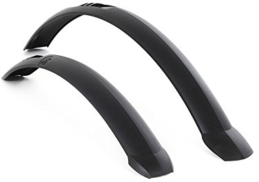 Hebie Schutzblech Steck Set 28 ca. 40mm + Spritzschutz 0760 schwarz Fahrrad
