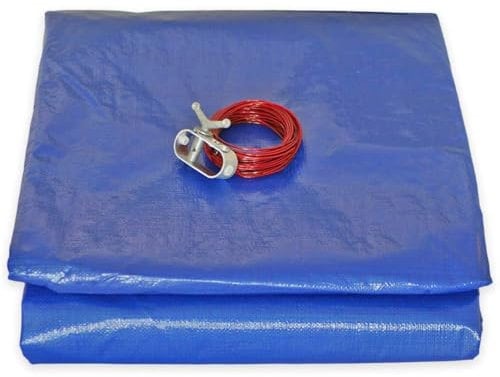 Lona para Piscina redonda diam. 3,60 m para piscina de diámetro 3 m - TECPLAST - PO155RD – Lona con Red de drenaje