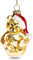 Sikora BS378 Goldener Bär Christbaumschmuck Glas Figur Weihnachtsbaum Anhänger