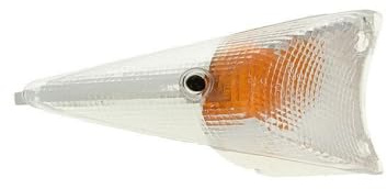 Blinker hinten links kompatibel mit Peugeot Speedfight 2, 12V 10W BA15S | Blinkleuchte hinten links mit Reflektor und Leuchtmittel, transparentes Glas, orange Lichtfarbe; Referenznummer 743095