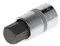 GEDORE red Schraubendrehereinsatz Bit 6-kant, SW 17 mm, 1/2'' 12,5 mm, Schraubenziehereinsatz, Werkzeug, R62551710, Stahl