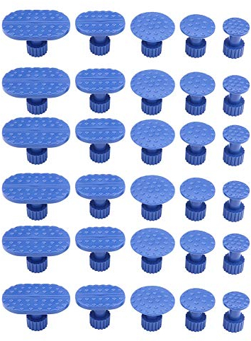 Paintless Dent Repair Kit, 30-tlg. Car Body Dent Removal Ziehlaschen, Kleber Puller Tabs Paintless Repair Tools, für Karosserie Dellen Dellen Hagelschäden entfernen