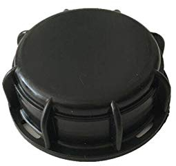 BE-TOOL IBC Tankarmatur, 1 Stück IBC Tankzubehör Endkappe S60X6 60 mm Grobgewinde IBC Tote Tankabdeckung (Standard-Dichtungen)
