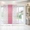 Bestlivings Elena Lot de 3 panneaux japonais avec impression/motif - 60 x 260 cm (l x h) - Paradis framboise - Avec accessoires - Rideau coulissant avec imprimé
