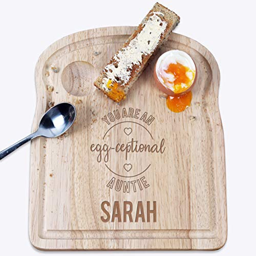 Aunt Breakfast Egg Board Personalised Birthday Christmas Auntie Gift