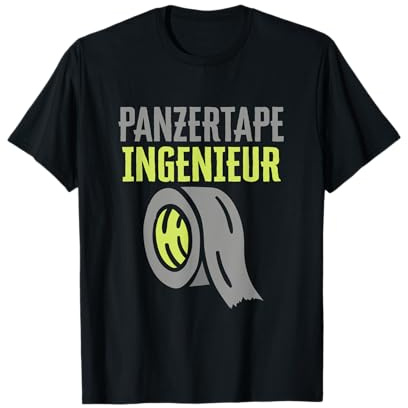 Panzertape Ingenieur Werkstatt Handwerker Mechaniker T-Shirt