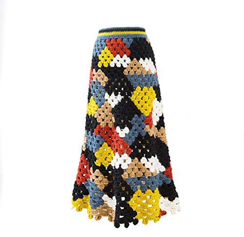XXSC-ZC DIY Stitching Langer Rock-Material-Paket, 1000G Garn Bälle für Häkeln, Stricken Kits, Wearable in All Seasons, Zwei Farben erhältlich,A