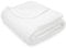 Comfy Cubs Baby-Musselin-Decke, Wickeltuch für Neugeborene und Kleinkinder, großer Bezug, 119,4 x 119,4 cm, 6-lagiges Plüsch-Weichheit zum Wickeln, Geschenk (Weiss, Baby - Musselin)