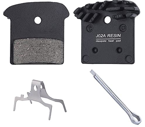 NA Bike Bike J02A - Pastillas de freno de disco de resina para SLX Deore XT XTR M8000 BR-M9000, BR-M9020, BR-M987