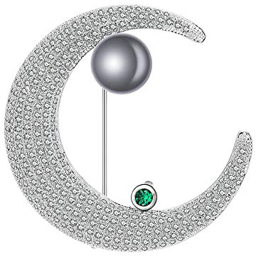 Weihnachtsbrosche Noch Anker Zirkon Brosche Abendkleid Accessoires Daisy Pin,U