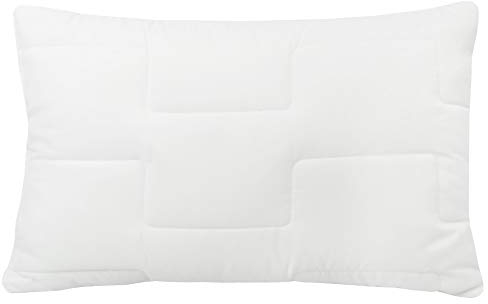 ZOLLNER Deluxe Kissen - 3-Zonen Kopfkissen - Made in Europe – Polyester - waschbar bis 95°C - 40x60 cm - Hotelqualität - Oeko Tex® Zertifiziert