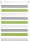 Blindecor Indus Dreifarbiges Rollo ohne Bohren, Doppellagiges Rollo, dreifarbig, Tag und Nacht, Grau, Pistazie, 130 x 180 cm (B x L), Stoffgröße 127 x 175 cm