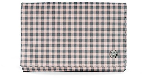 Pasito a Pasito Together Wickelauflage aus Kunstleder, Rosa und Grau