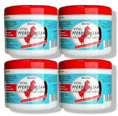 Original Pferdebalsam Wärmegel Pferdesalbe erfrischt & wärmt mit Chili-Extrakt 2000 g (4er Pack)