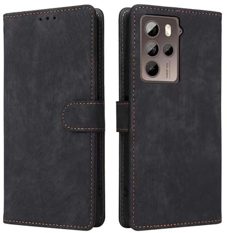 Funda Compatible con HTC U23 Pro/HTC U23, Bloqueo RFID Protectora de Cuero Magnética Tapa Abatible Carcasa