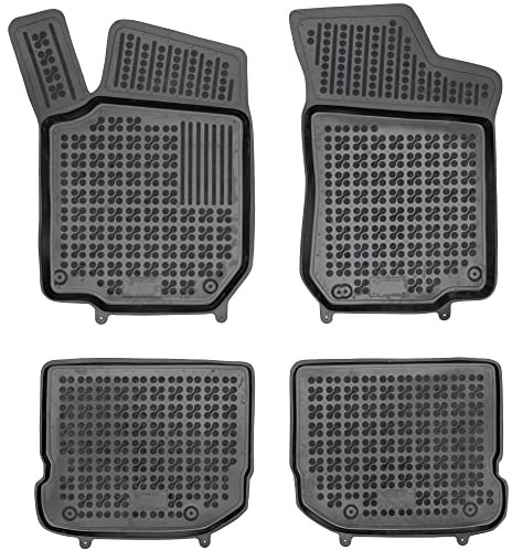 MOTOS Gummimatten Auto Fussmatte passt für Volkswagen Golf IV 1997-2006 Verbessern Sie Ihren Reisekomfort mit Antirutschmatte Auto - Allwetter fußmatten Auto, Schutz vor Verschmutzung