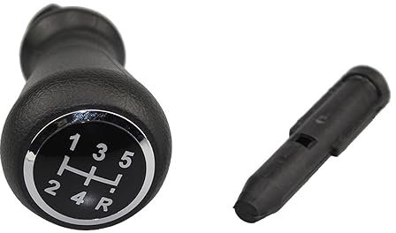 Auto Schalthebelmanschette Für Peugeot Für 106 206 306 406 207 307 407 5 Gang Auto Manuelle Schaltknauf Hülse Adapter Hebel Car Schaltsack (Größe : Black 5 Speed)