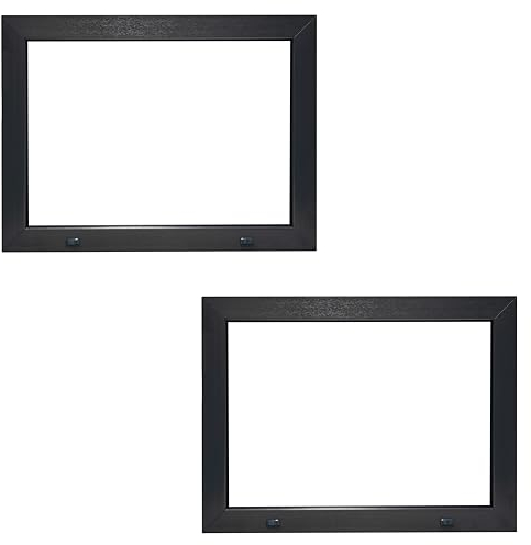 Kunststoff/Schau/Garagen Gartenhaus PVC FIX Festverglasung Fenster Fest Hochwertiges Höchste Premium Qualität VEKA 3-Fach Verglasung Innen und Außen Anthrazit 170x50cm 1700x500mm